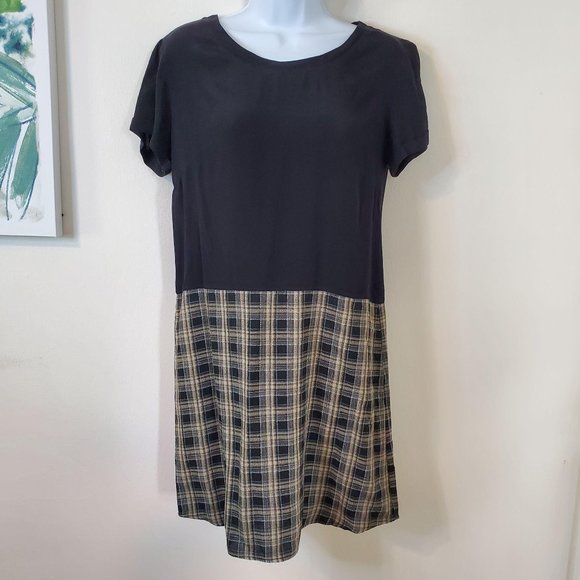 Myne Ashley Ann Plaid Dress Size 2 - Picture 1 of 10